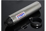 Silencer, stainlesscarbon end cap, round, slip-on, assy. Tyga Honda CBR250RR MC22