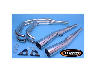 Scarico completo exhaust system 4 2 Honda CB 750 KZ 78 82 marving