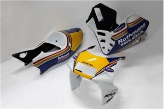 Kit, bodywork, grp, stock shape, painted rothmans Tyga Honda NSR250 MC28