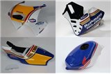 Bausatz, Karosserie, GFK, Serienform, mit GFK-Tank, lackierter Rothmans Tyga Honda NSR250