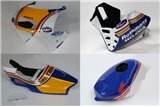 Bausatz, Karosserie, GFK, Serienform, mit GFK-Tank, lackierter Rothmans Tyga Honda NSR250