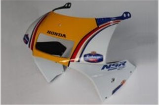 Obere Motorhaube (Straßen-GRP), Serienform, lackierter Rothmans Tyga Honda NSR250