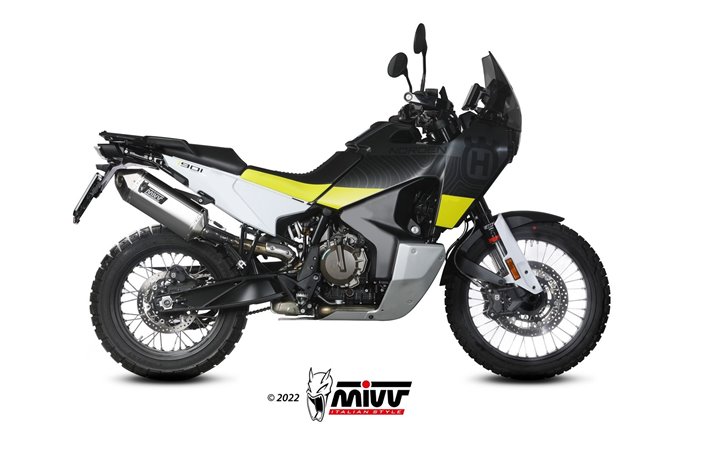 Schalldämpfer Escape Mivv Speed Edge Edelstahl Husqvarna Norden 901 2022 - 2022