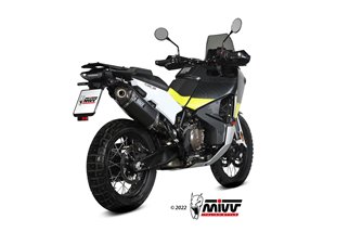 Sistema di Scarico Terminale HU.002.LRB Mivv Speed Edge Inox Nero Husqvarna Norden 901 2022 - 2024