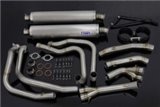 Exhaustset race stainless steel (high level) double stainless steel silencers Tyga Honda RVF400RR NC35