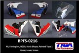 Kit, fairing set, stock shape, painted type 1 Tyga Honda VFR400RR NC30