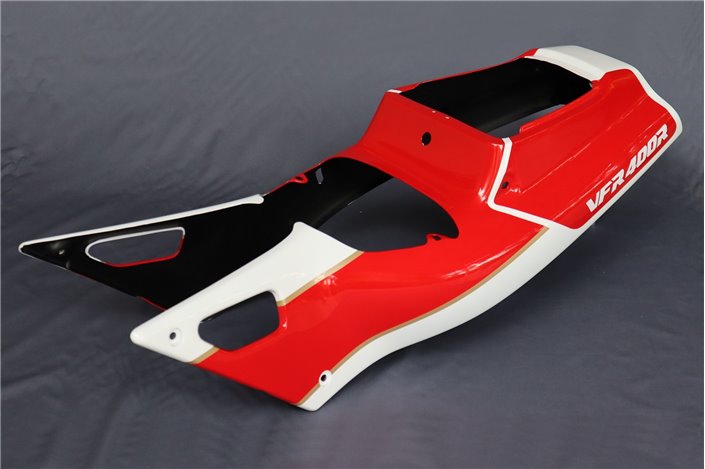 Seat cowling, grp, twin, stock shape, street, painted type 1 Tyga Honda VFR400RR NC30