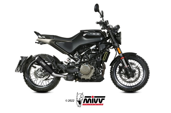 Sistema Di Scarico Terminale HU.004.LGB Mivv GHIBLI INOX NERO Husqvarna Svartpilen/Vitpilen 401 2021-2023