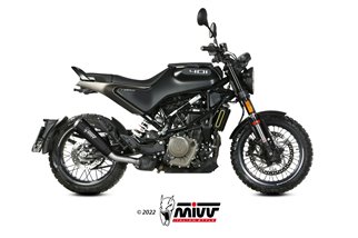 Sistema Di Scarico Terminale HU.004.LGB Mivv GHIBLI INOX NERO Husqvarna Svartpilen/Vitpilen 401 2021-2023