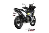 Sistema di Scarico Terminale HU.002.LEKB Mivv DAKAR INOX NERO Husqvarna Norden 901 2022-2024