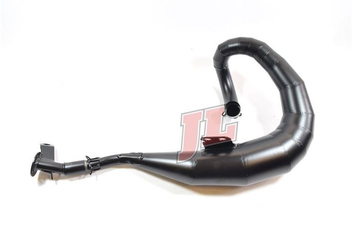 Échappement Silencieux Jl Exhausts Krp3-Road Boulonné Noir Lambretta