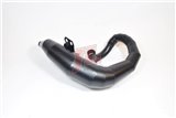 Silencer Jl Exhausts Krp3-Road Curly Bolt-On Black Lambretta