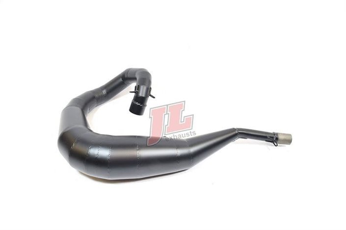 Silencer Jl Exhausts Rb Race Bolt-On Black Lambretta