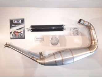 exhaust expansion chamber stainless steel tyga aprilia rs 125