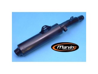 SILENCER EXHAUST TERMINAL BLACK APPROVED MARVING SUZUKI DR 400 S 1980 1982