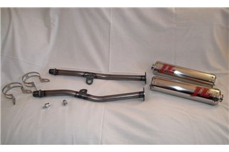 Schalldämpfer Auspuff Jl Exhausts Bausatz Aus Edelstahl Yamaha Tdr250