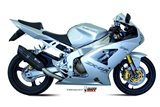 Silencieux Echappement Mivv Suono Noir Inox Noir Kawasaki Zx-6 R 636 2003 - 2004