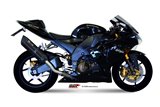 Silencieux Echappement Mivv Suono Noir Inox Noir Kawasaki Zx-10 R 2004 - 2005