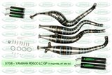 Mufflers d'expansion d'expansion Yamaha Rd 500 LC Jollymoto GP avec silencieux de carbone