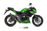 Schalldämpfer Escape Mivv Suono Schwarz Schwarz Edelstahl Kawasaki Z 300 2015 - 2016