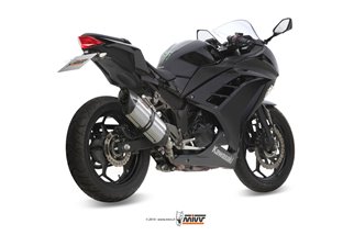 Silencieux Echappement Mivv Suono Inox Kawasaki Ninja 300 2013 - 2016