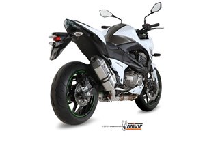 Silencieux Echappement Mivv Speed Edge Inox Kawasaki Z 800 2013 - 2016