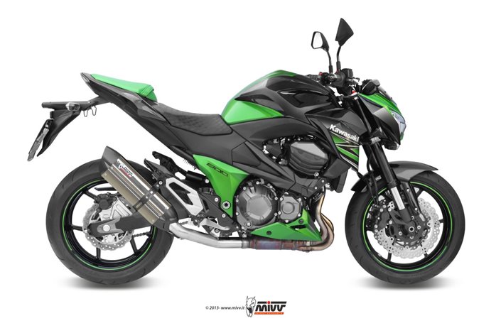 Schalldämpfer Escape Mivv Suono Edelstahl Kawasaki Z 800 2013 - 2016