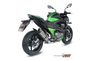 Schalldämpfer Escape Mivv Suono Edelstahl Kawasaki Z 800 2013 - 2016