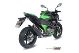 Silencieux Echappement Mivv Suono Noir Inox Noir Kawasaki Z 800 2013 - 2016