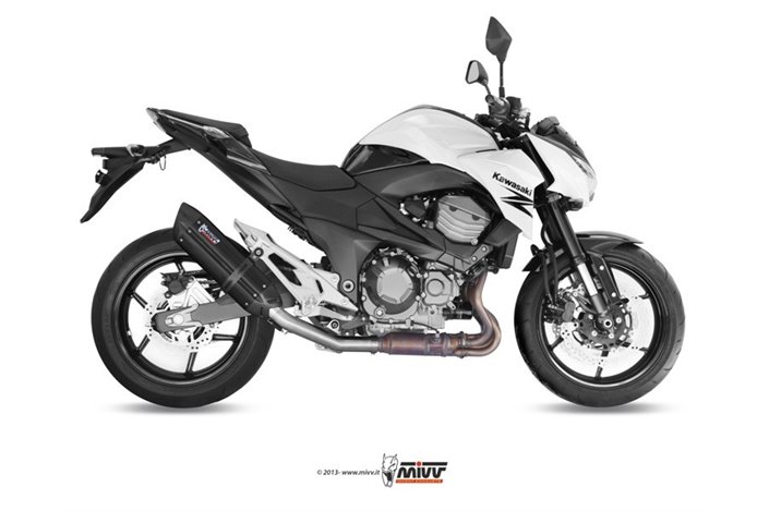 Sistema di Scarico Terminale K.035.L9 Mivv Suono Inox Nero Kawasaki Z 800 E 2013 - 2016