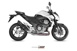 Silencieux Echappement Mivv Suono Noir Inox Noir Kawasaki Z 800 E 2013 - 2016