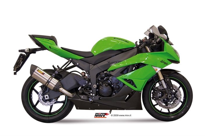 Schalldämpfer Escape Mivv Suono Edelstahl Kawasaki Zx-6 R 2009 - 2016