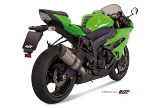 Silencieux Echappement Mivv Suono Inox Kawasaki Zx-6 R 2009 - 2016