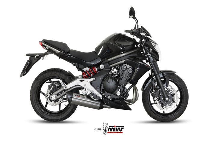 Système Complet 1 En 1 Echappement Mivv Suono Inox Kawasaki Er-6N F 2012 - 2016