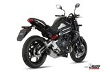 Full System 1 In 1 Exhaust Mivv Suono Stainless Steel Kawasaki Er-6N F 2012 - 2016