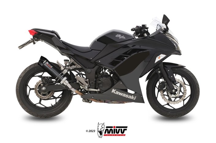 Sistema Di Scarico Terminale K.038.L2SC Mivv GP CARBONIO CON COPPA CARBONIO Kawasaki Ninja 300 2013-16