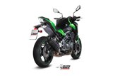 Silencieux Echappement Mivv Suono Noir Inox Noir Kawasaki Z 900 2017 - 2019