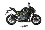 Silencer Exhaust Mivv Delta Race Black Black Stainless Steel Kawasaki Z 900 2017 - 2019