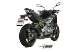 Silencer Exhaust Mivv Delta Race Black Black Stainless Steel Kawasaki Z 900 2017 - 2019