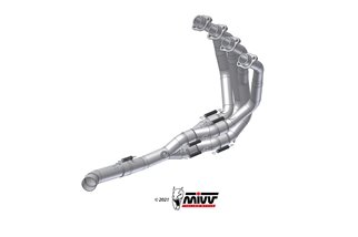 Decatalyst Exhaust Mivv Kawasaki Z 900 2017 - 2019