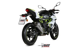 Schalldämpfer Escape Mivv Delta Race Edelstahl Kawasaki Z 125 2019 - 2022