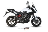 Scarico Completo 1X1 Mivv Oval Carbonio Con Coppa Carbonio Kawasaki Versys 650 2015 - 2020