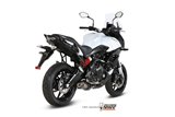 Scarico Completo 1X1 Mivv Oval Carbonio Con Coppa Carbonio Kawasaki Versys 650 2015 - 2020