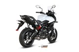 Sistema di Scarico Completo K.041.L4C Mivv Oval Titanio Con Coppa Carbonio Kawasaki Versys 650 2015 - 2020