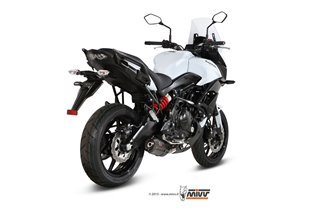 Komplette Auspuffanlage 1 In 1 Escape Mivv Suono Schwarz Schwarz Edelstahl Kawasaki Versys 650 2015 - 2020