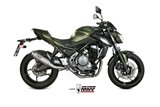 Full System 1 In 1 Exhaust Mivv Gp Pro Titanium Kawasaki Z 650 2017 - 2022