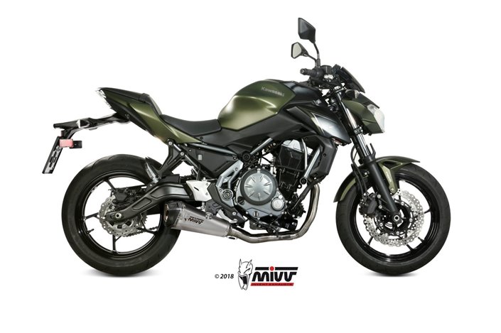 Système Complet 1 En 1 Echappement Mivv Delta Race Inox Kawasaki Z 650 2017 - 2022