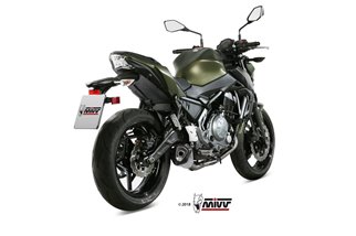 Komplette Auspuffanlage 1 In 1 Escape Mivv Delta Race Edelstahl Kawasaki Z 650 2017 - 2022