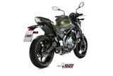 Komplette Auspuffanlage 1 In 1 Escape Mivv Delta Race Edelstahl Kawasaki Z 650 2017 - 2022