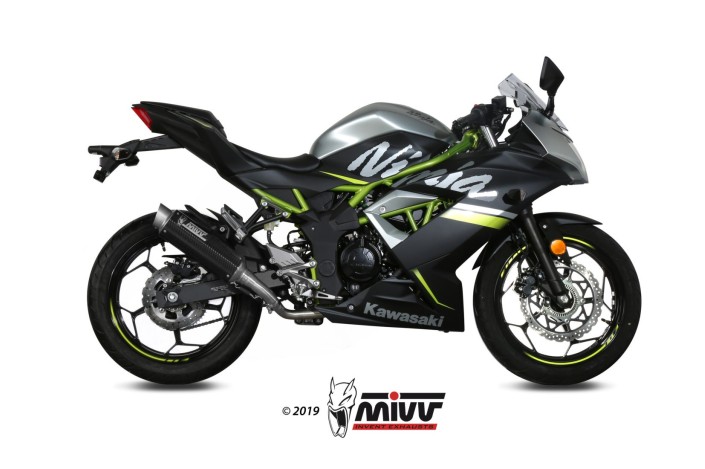 Sistema di scarico Terminale K.048.L2P Mivv Gp Pro Carbonio Kawasaki Ninja 125 2019 - 2024